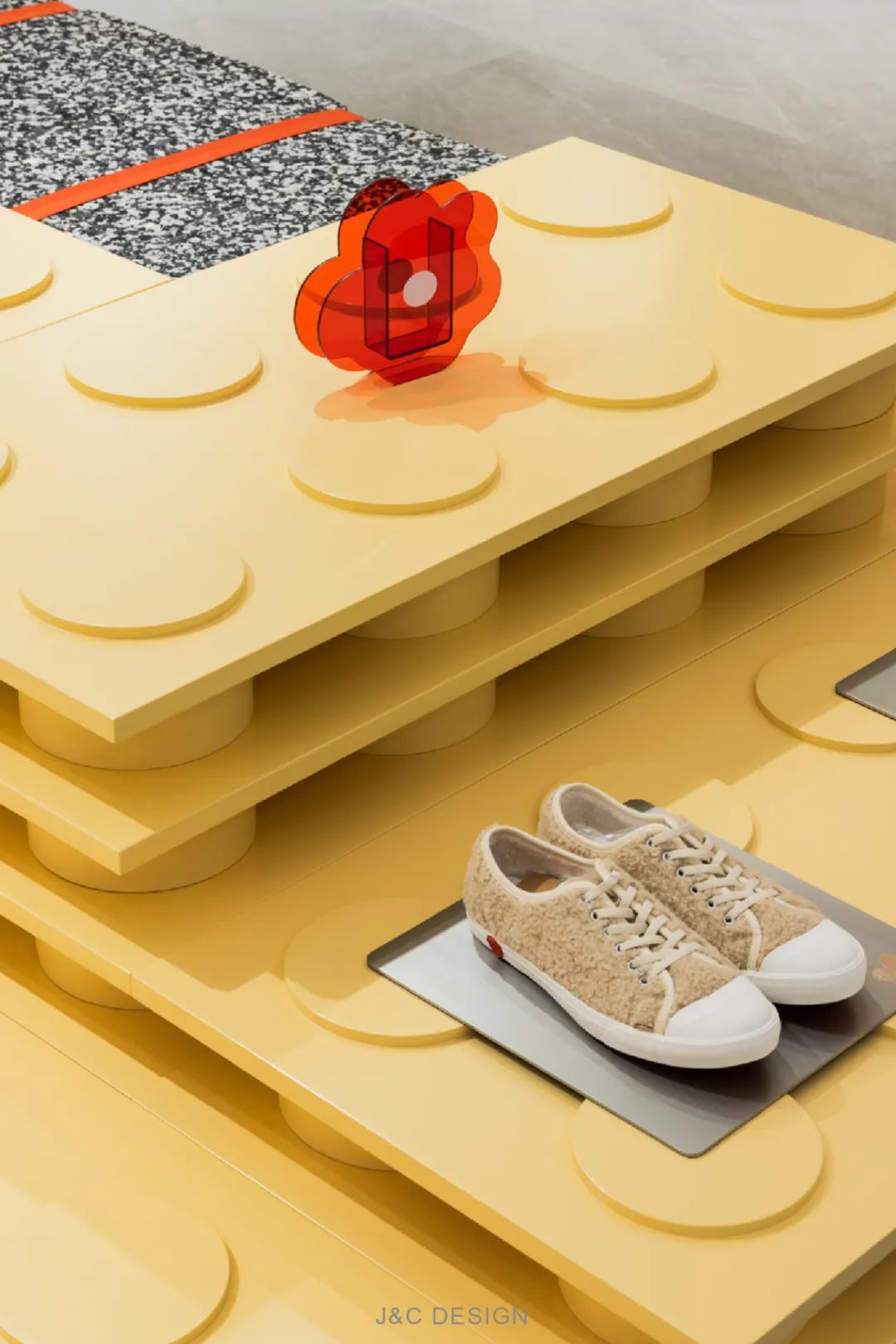 SUNNY WHITE RED 店铺设计丨中国济南丨及上室内设计事务所-32