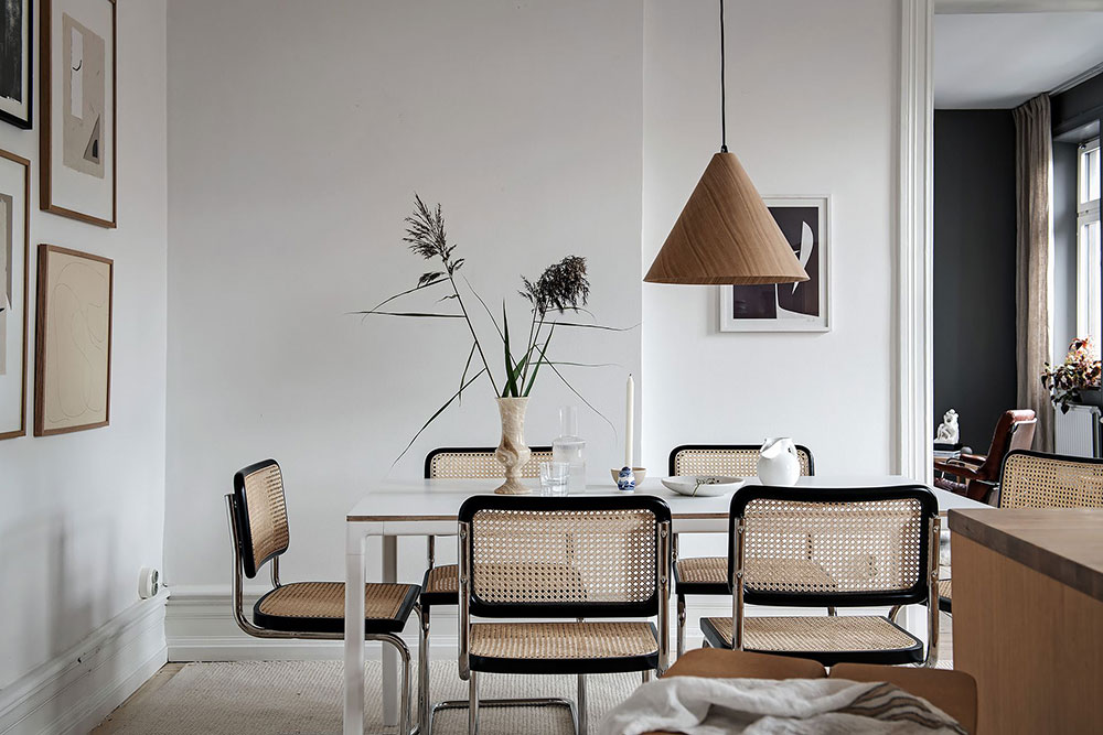 斯德哥尔摩时尚对比风格的美丽公寓-11