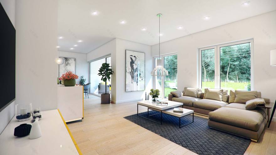 奥地利 Ottensheim 现代多家庭住宅设计-14