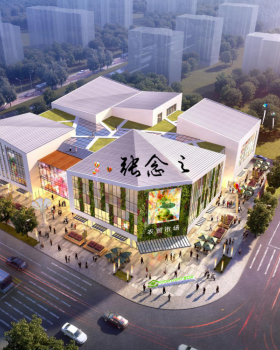 室外大型鸟瞰 效果图案例
