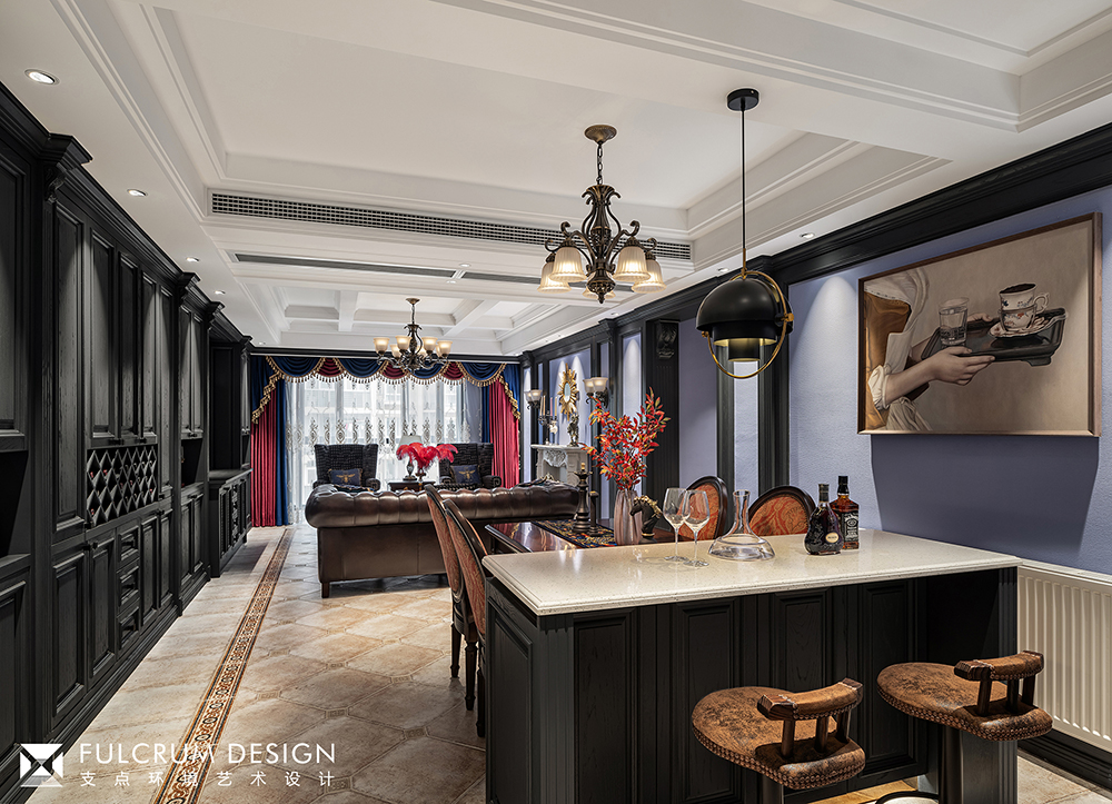 沉醉下的斑斓 · 美式风格三口之家的精彩设计丨支点设计-16