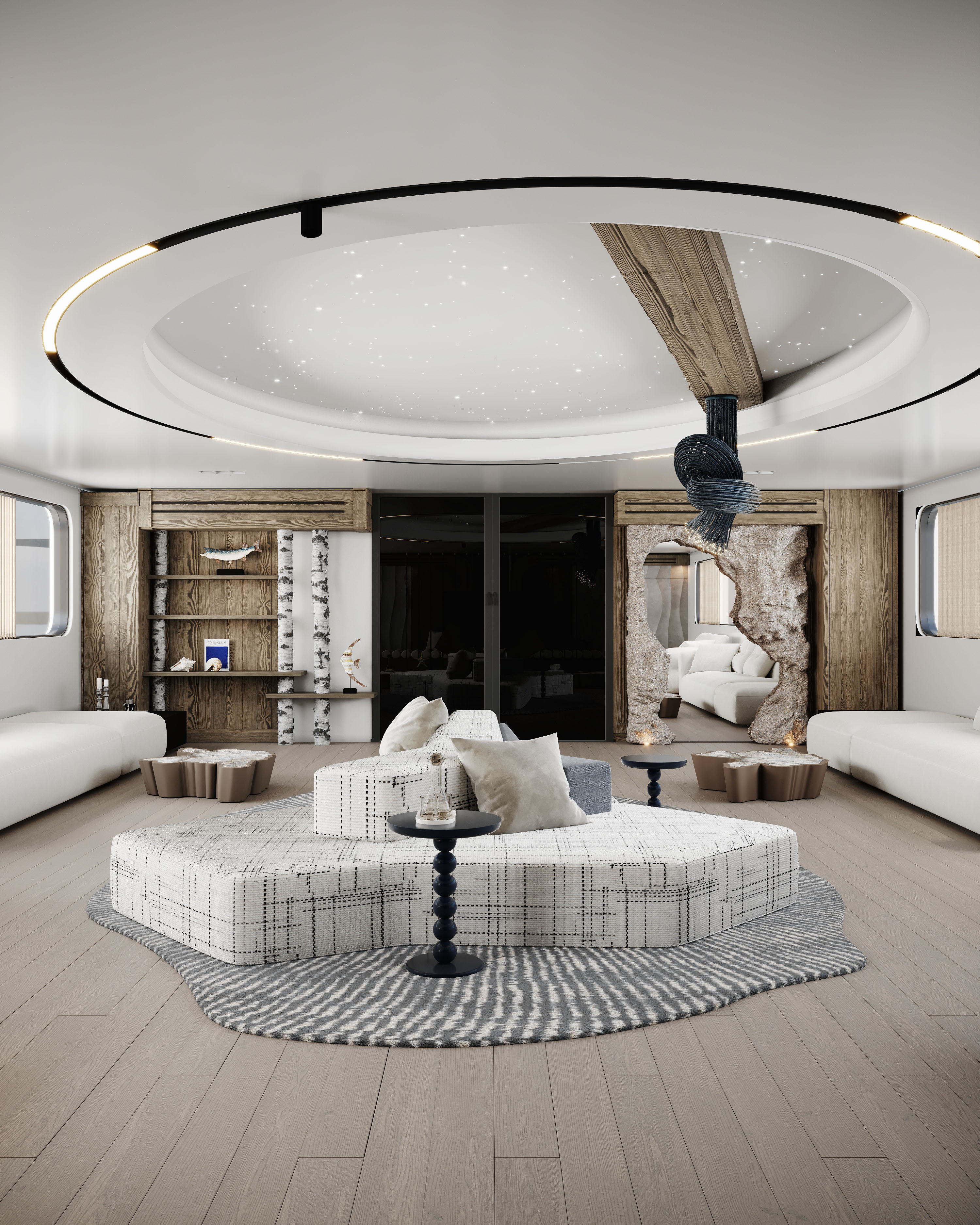 游艇沙龙丨埃及丨Amina El  kholy,Ahmed Saleh Designs-8