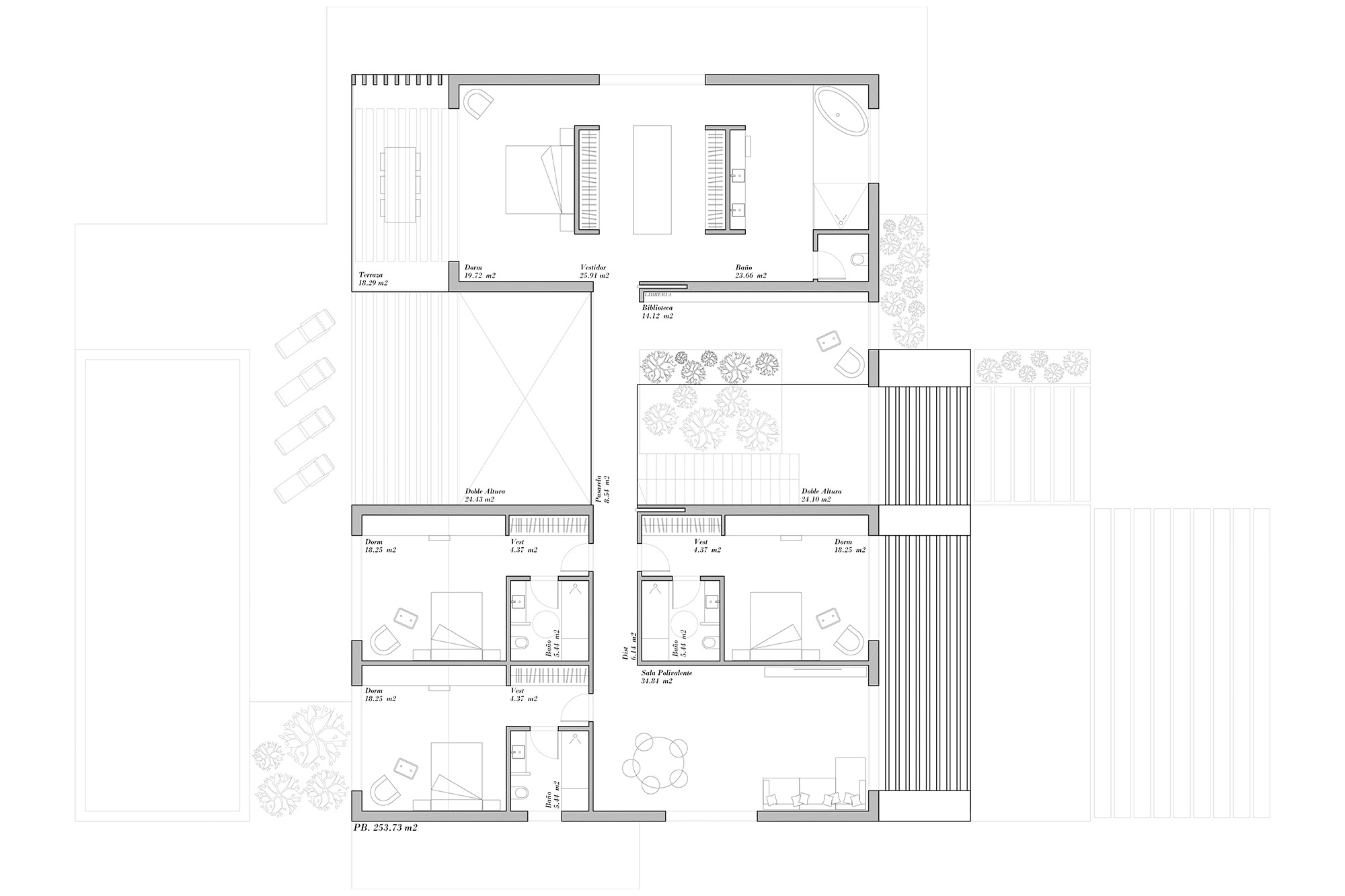 索佩拉纳住宅（注：Casa常见义为住宅房子等，Sopelana是地名，音译为索佩拉纳 ，这里结合语境推测是名为索佩拉纳的住宅类场所，若有更具体背景信息可进一步精准翻译） 丨西班牙马德里丨EXarchitects-16
