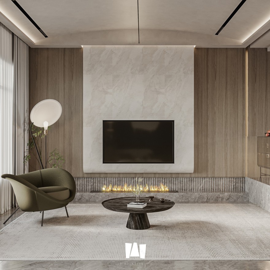 自然温馨的错层空间设计丨它山空间设计-11