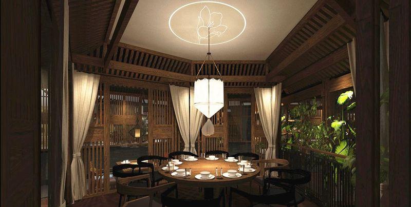 杭州品尚设计打造连云港绿茶中餐厅新体验-6