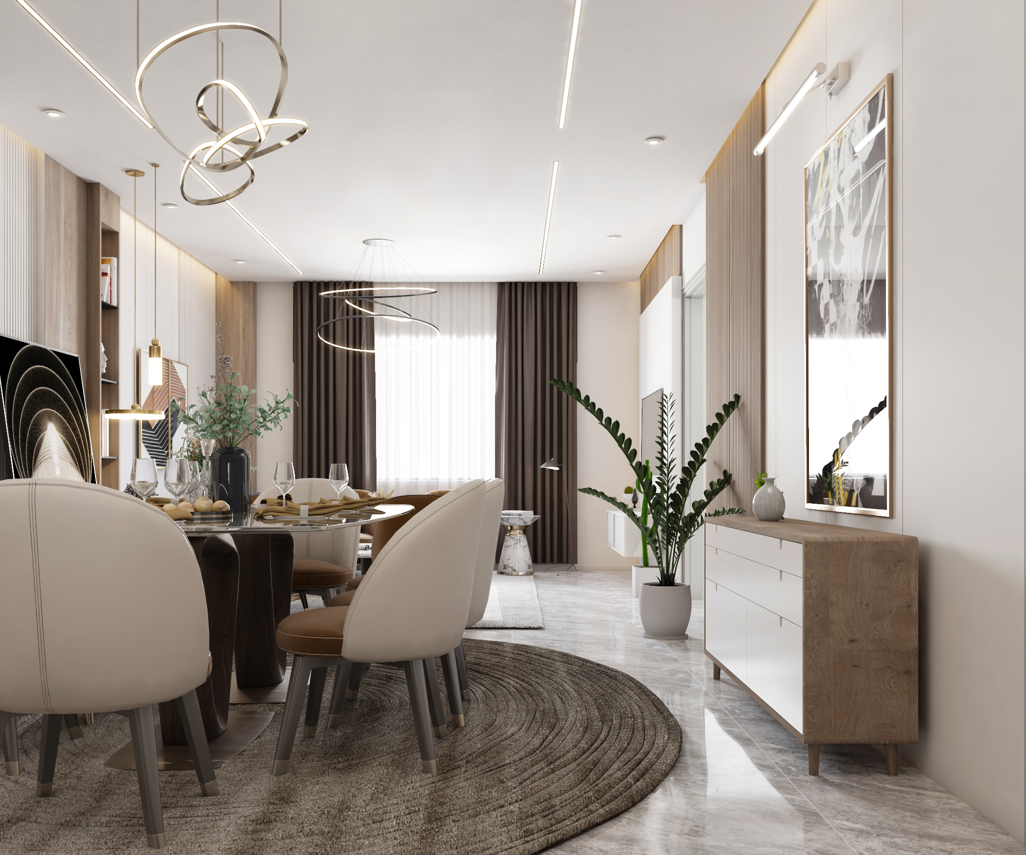 Apartment's living space-6