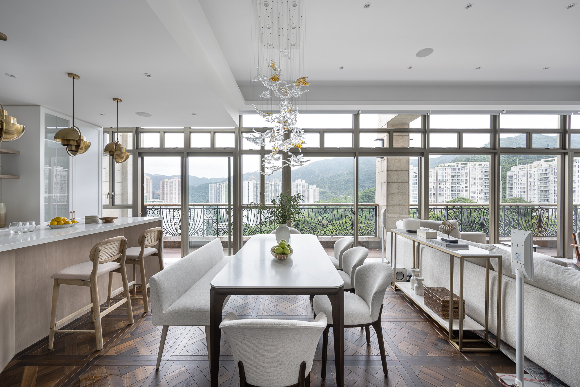 沙田顶层／复式单位室内设计丨中国香港-4