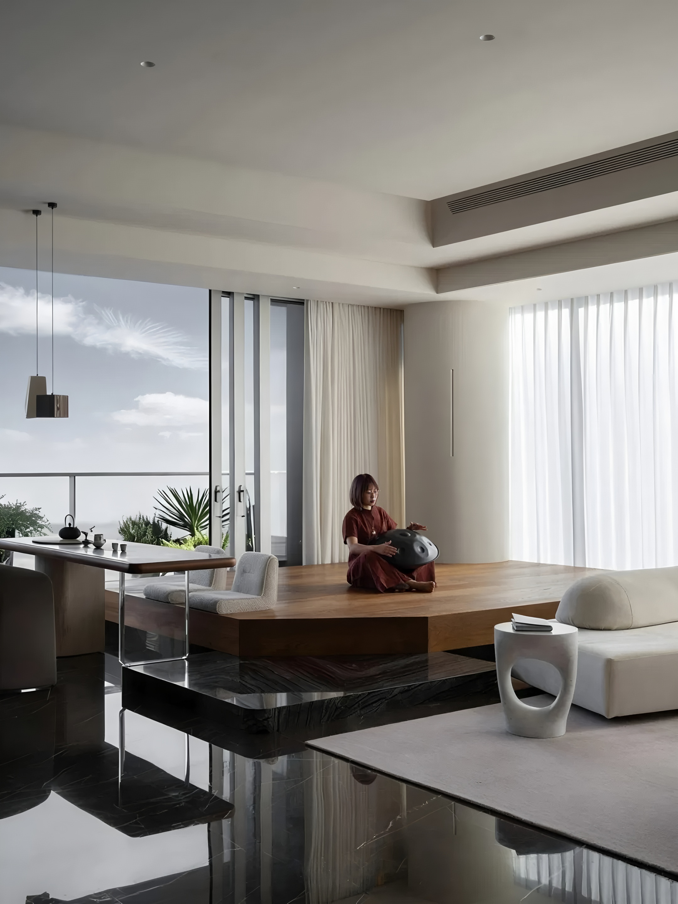 西安 · 曲江印510㎡私宅平层丨中国西安丨西安红杉设计-26