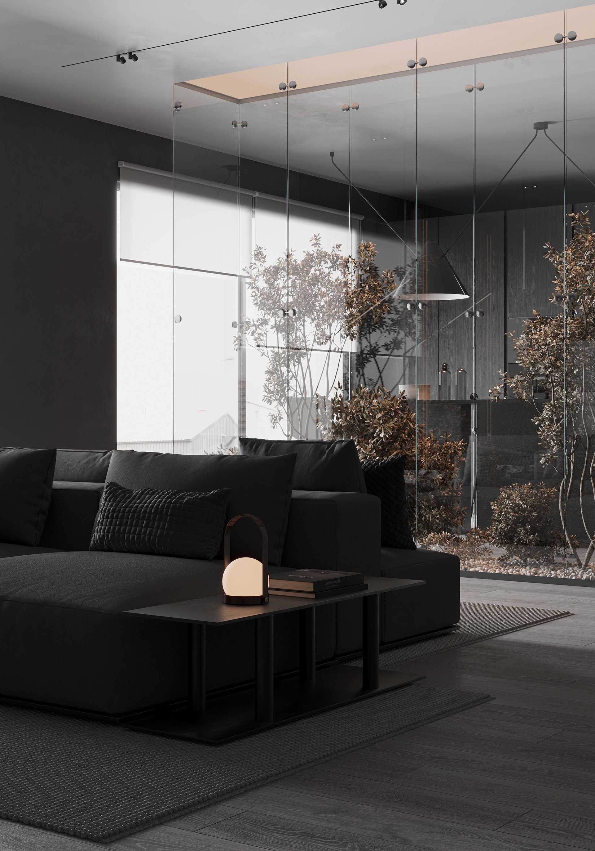 黑色系住宅设计  超酷！-0