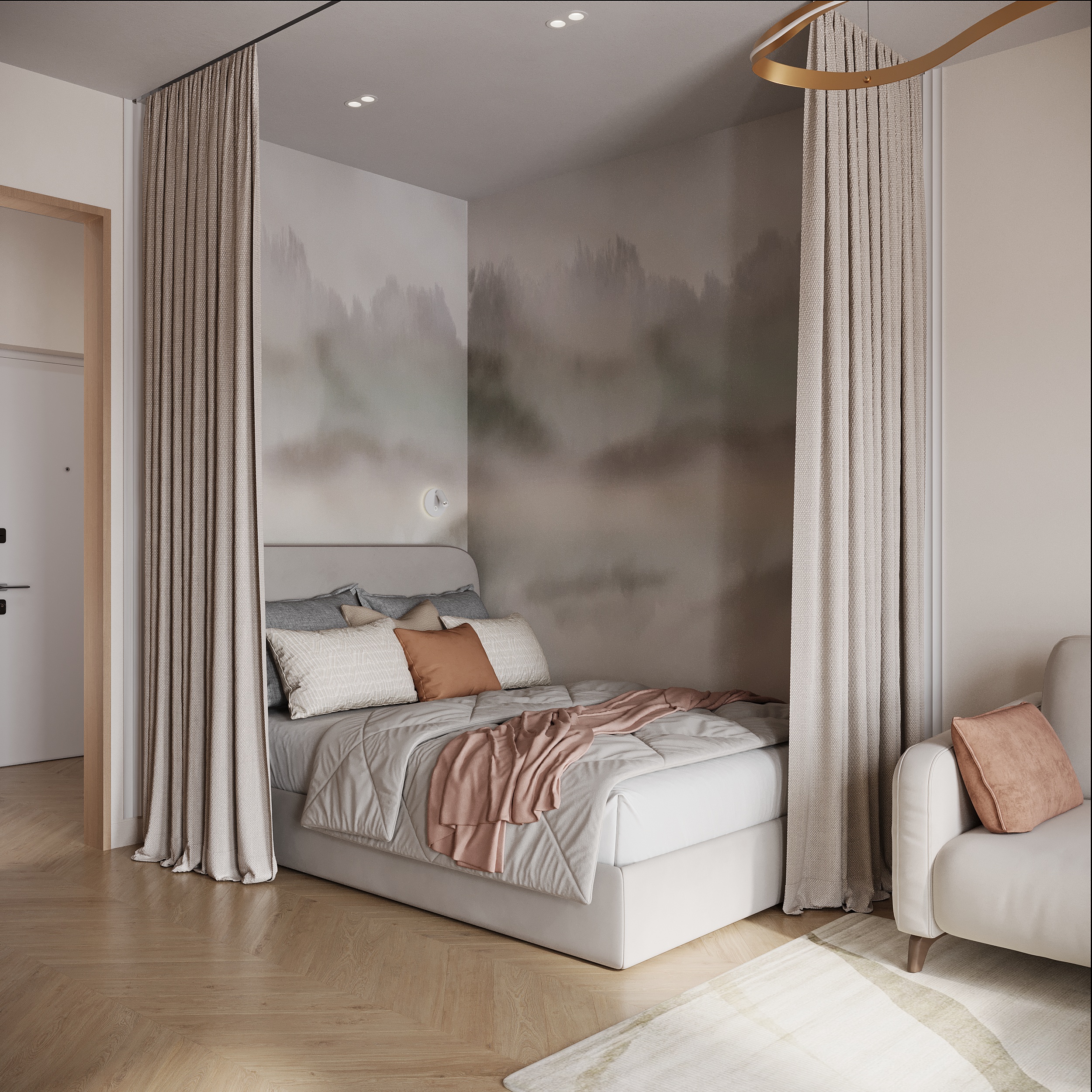 An apartment for a young women-3