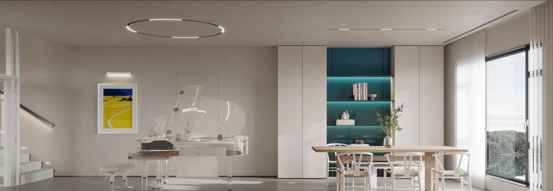 现代简约风尚地下室设计-41