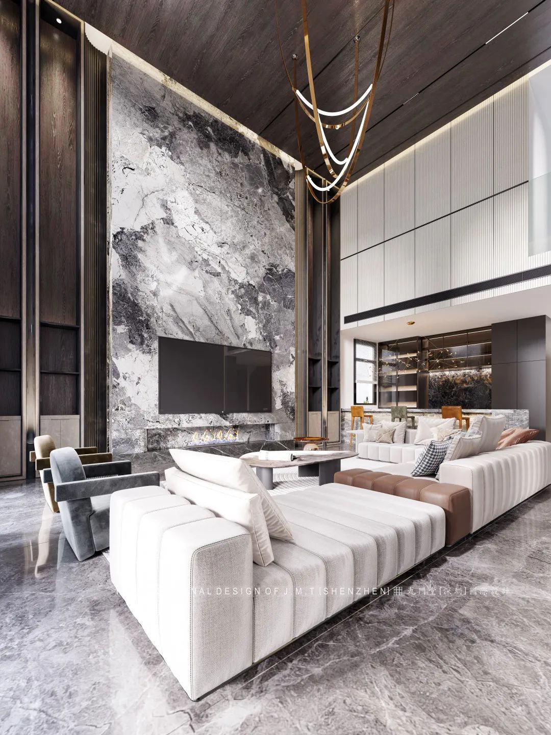 深圳观湖园F23栋别墅设计丨中国深圳丨九门堂(深圳)国际设计有限公司-19