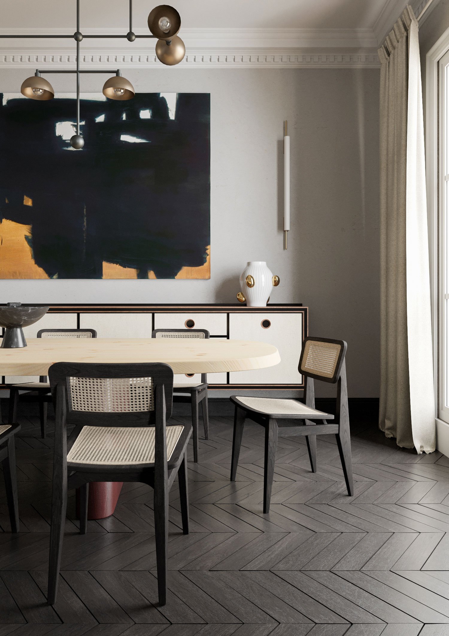 巴黎拉丁区18世纪建筑内公寓改造丨法国巴黎丨STUDIOVLACH（Thomas Vlach）-21