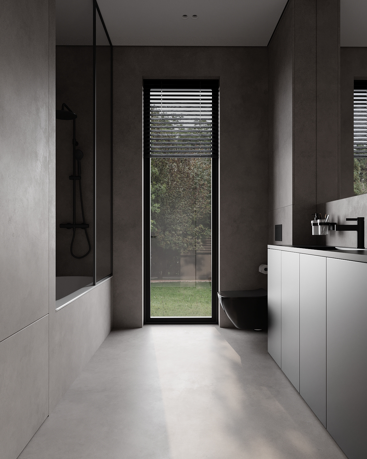 高级灰调 别墅简约空间设计！-24