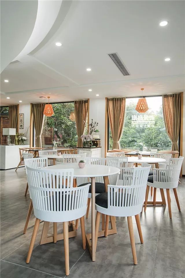 康盛装饰打造 600㎡自然森系空间-76