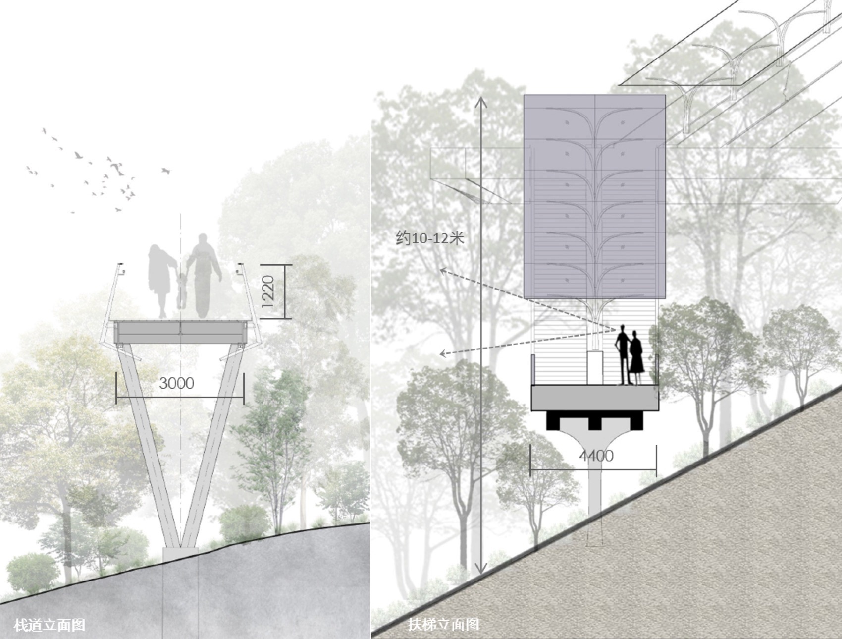 广州白云山摩星岭观光扶梯及栈道丨中国广州丨华南理工大学建筑设计研究院等-49