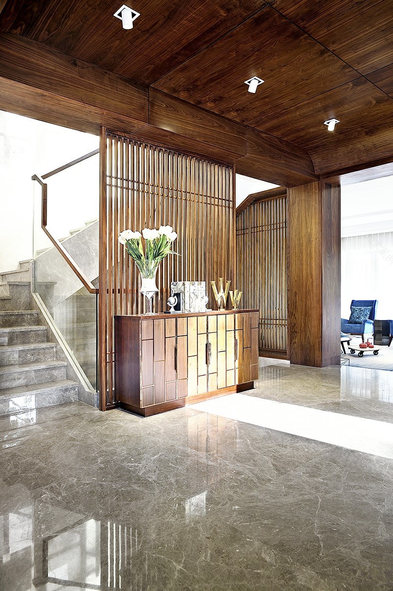 福州 600㎡台式别墅设计,温馨优雅气质家-6