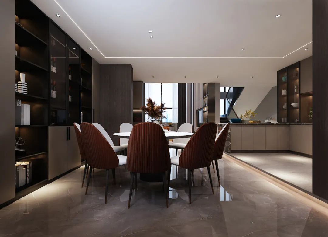 港式现代风打造漓江畔诗意栖居,细节尽显生活仪式感-17