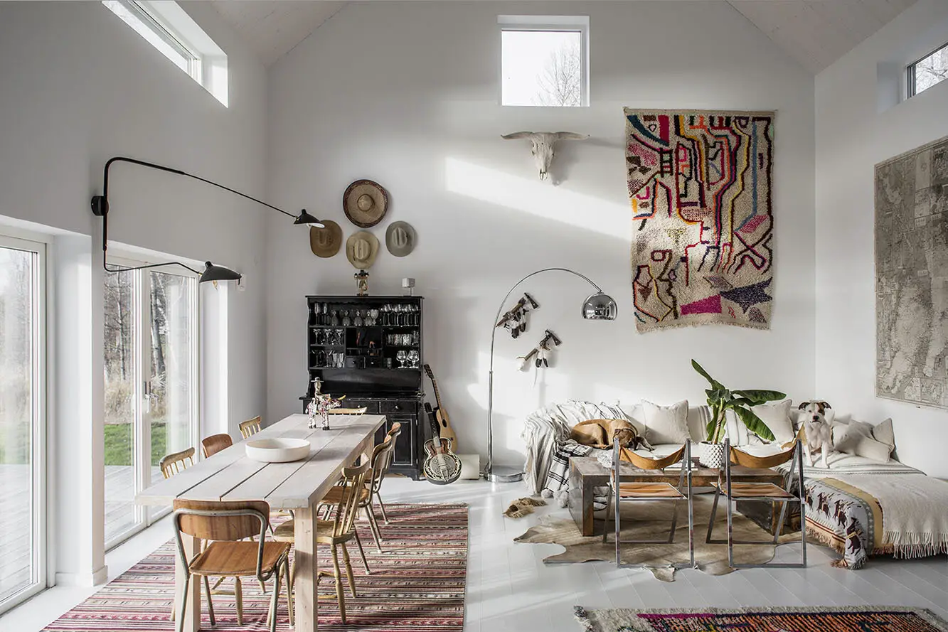 湖畔现代木质农舍-1