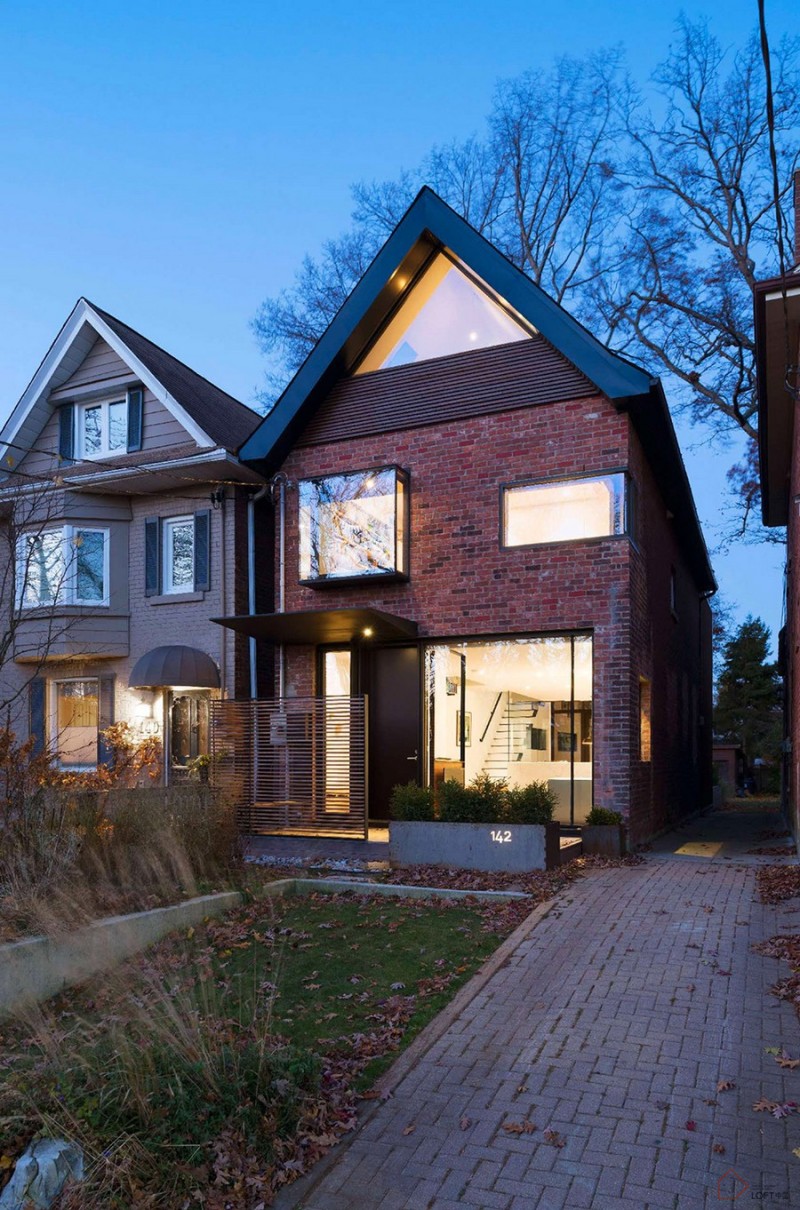 豪华别墅 现代风格建筑改造之多伦多爱德华式住宅改建-0