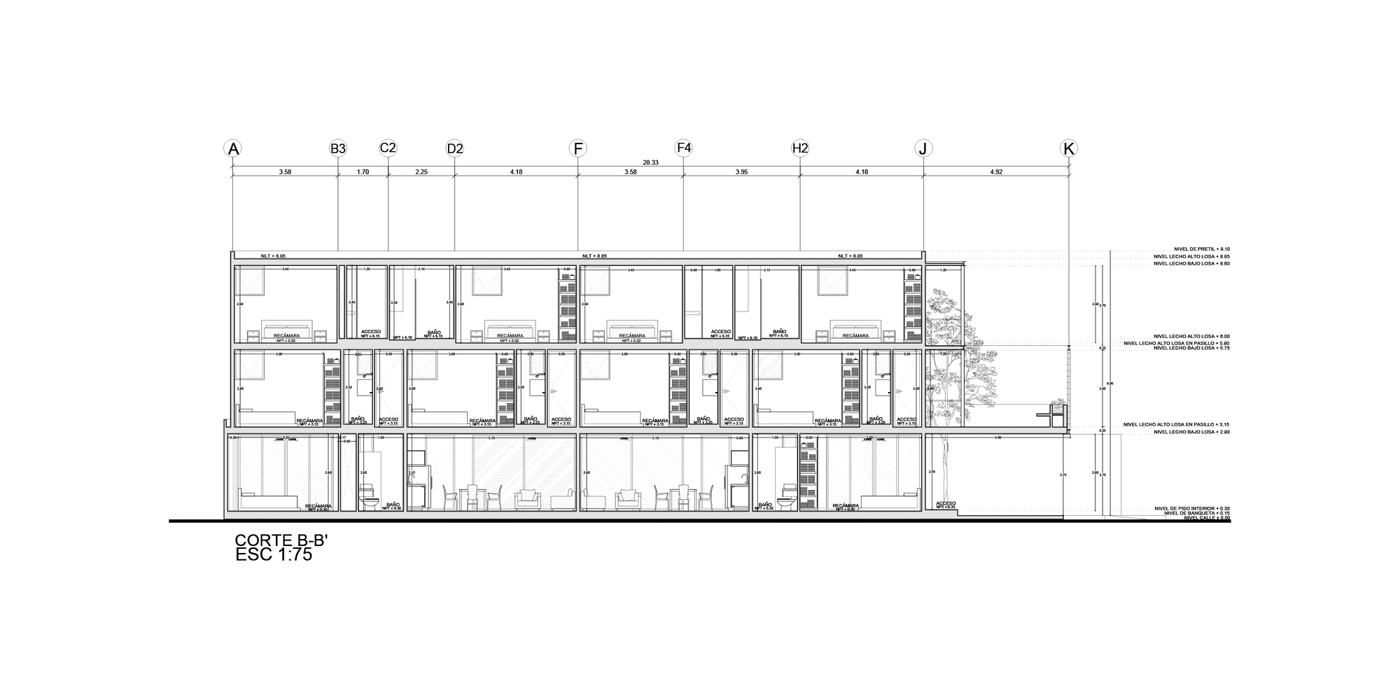 布甘比利亚斯公寓丨墨西哥丨Taller Mexicano de Arquitectura-20