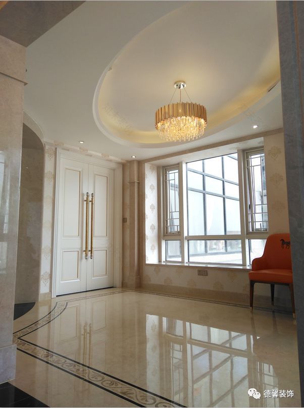 广州珠江美景的法式橙意家居设计-18