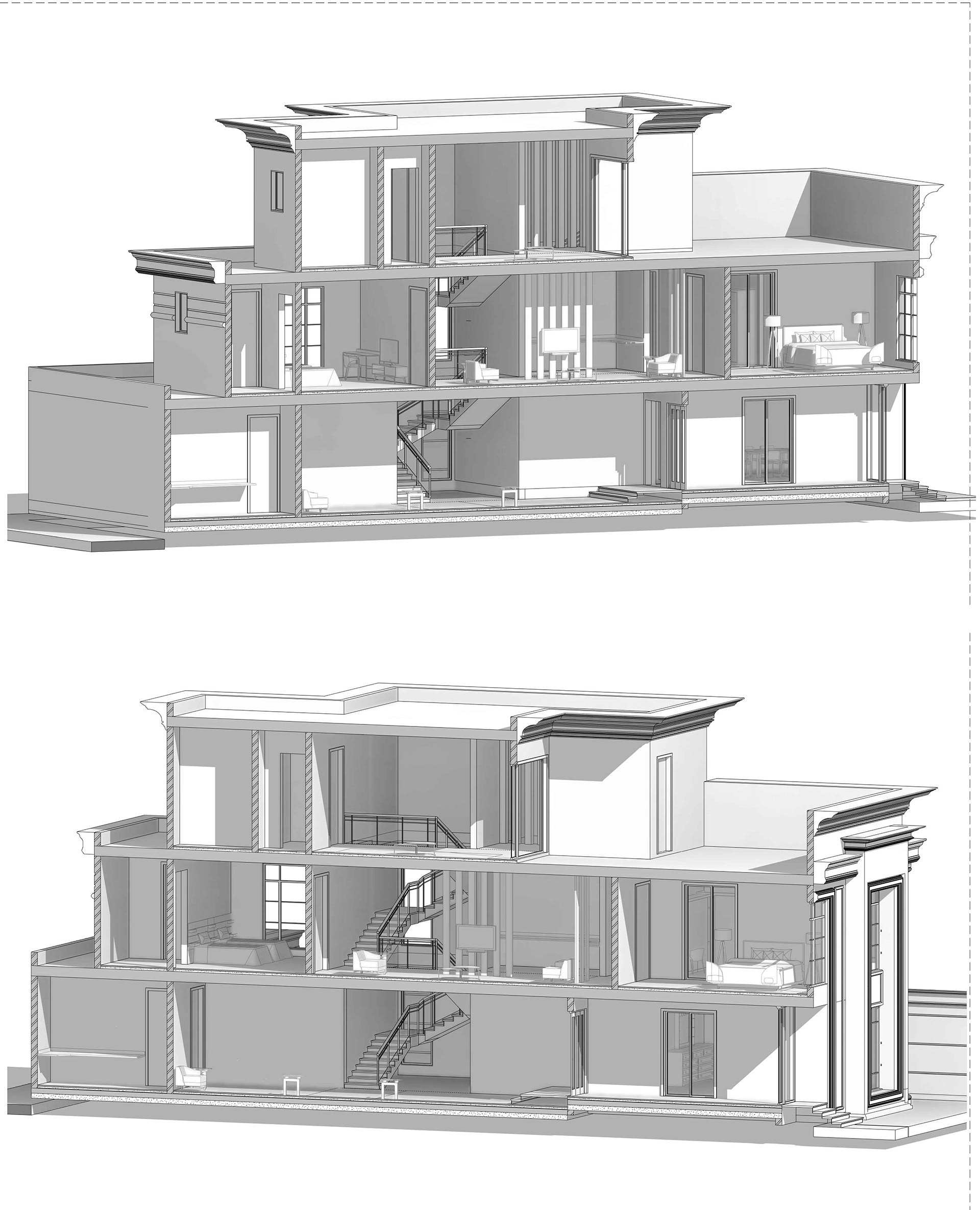 M·K· Classic Villa 室内外设计丨沙特阿拉伯丨Bariq Consultants-26