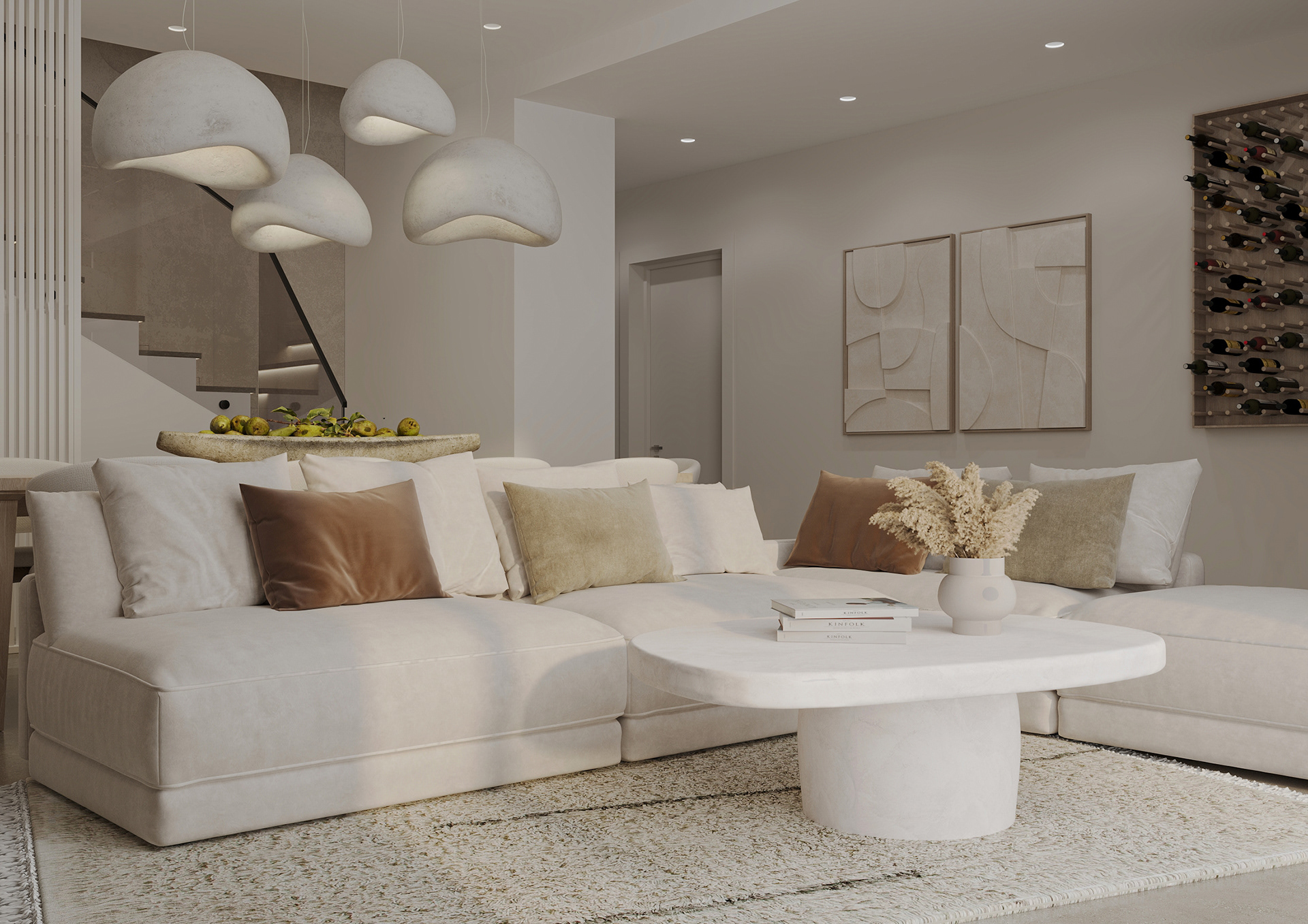 Scandinavian private house interior design-12