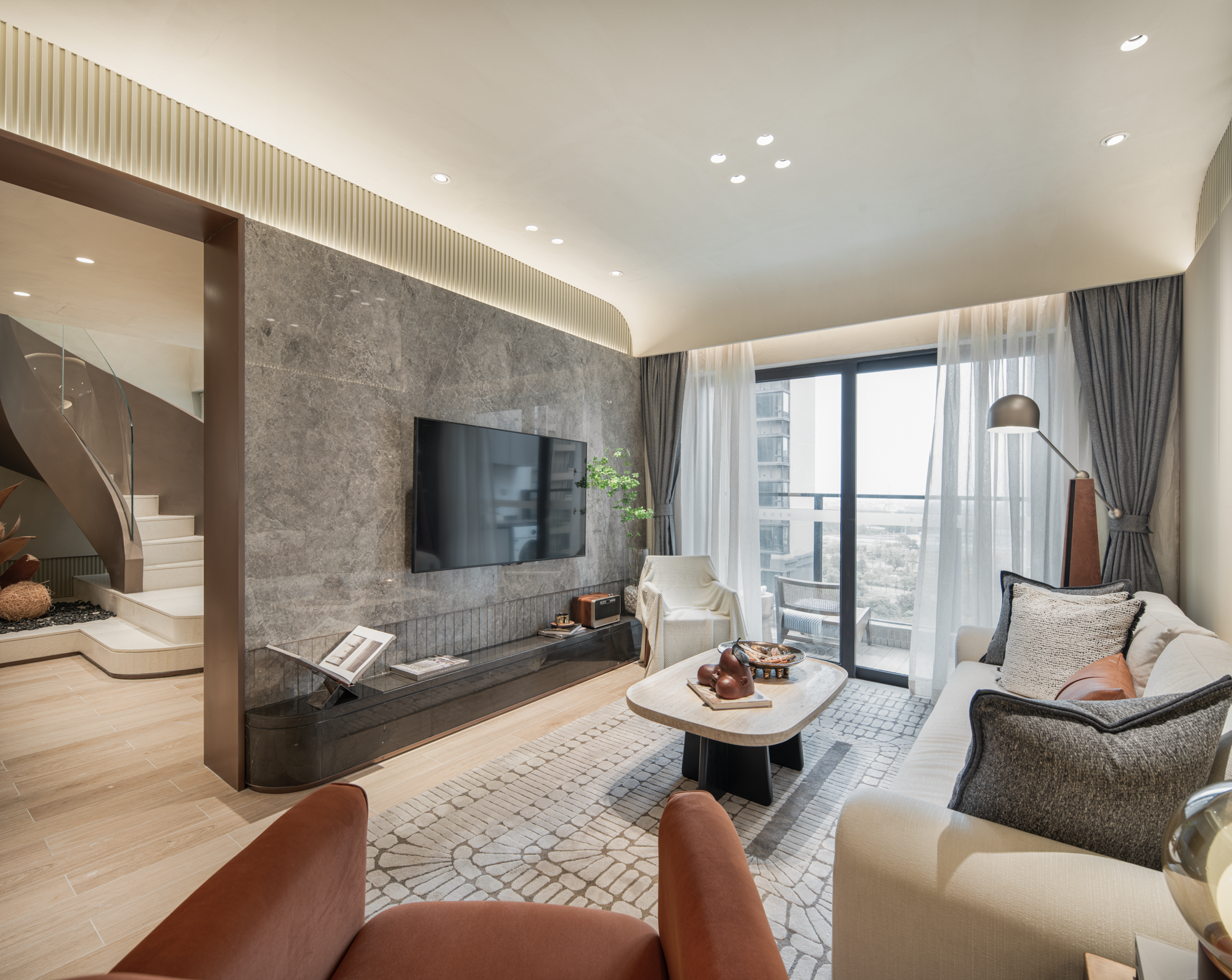 佛山金融街金悦府复式样板间丨中国佛山丨奥迅设计-8