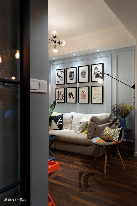 陈宣设计 · 重庆 65 平米美式工业风住宅-14