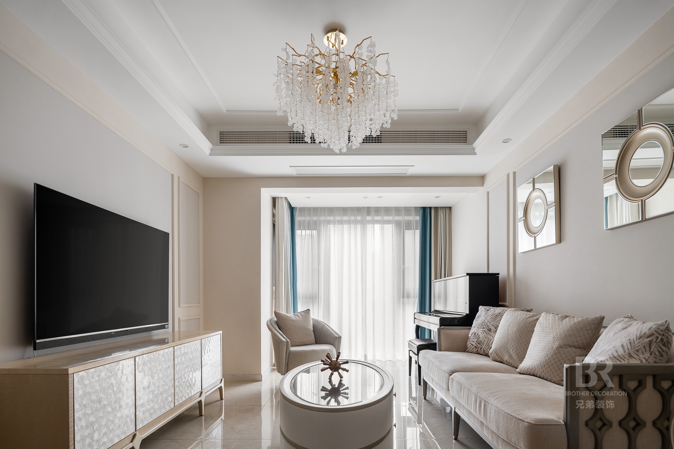 重庆阅江阁 88㎡奶油风格闺房设计丨重庆兄弟装饰公司-8