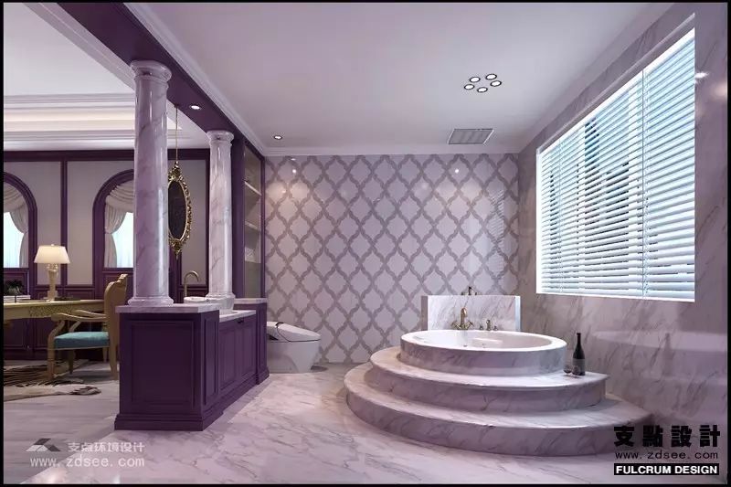 武汉碧海花园别墅美式混搭设计，享受低奢品质生活-53