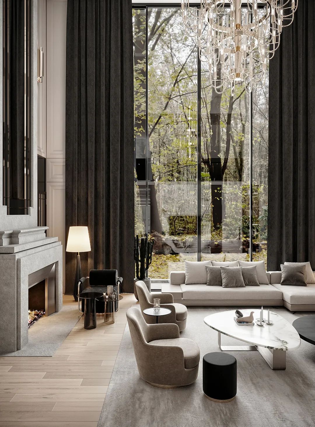 别墅豪宅 室内设计丨阿曼丨ZEBRANO,Buro One-10