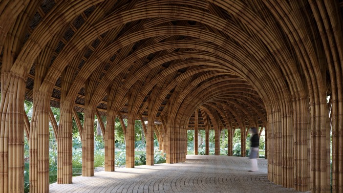 Bamboo Structure Pavilion-1