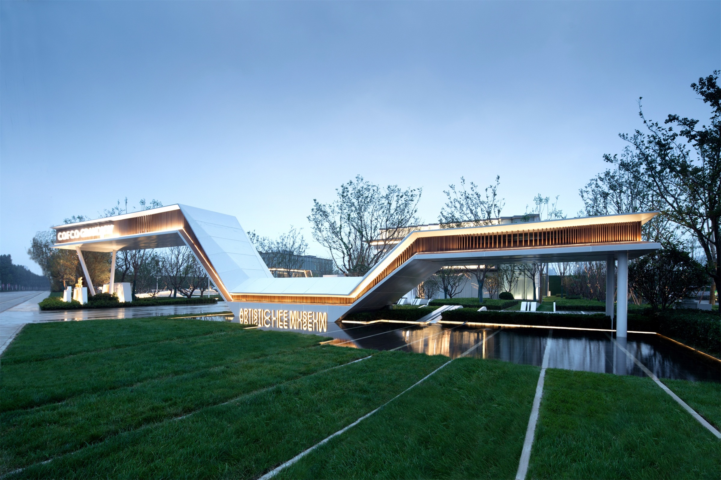 济南·中粮祥云售楼处景观设计-33