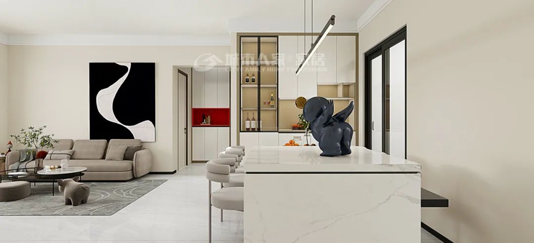 银川金地自在城 129m²简约风设计丨中国银川丨宁夏城市人家-35