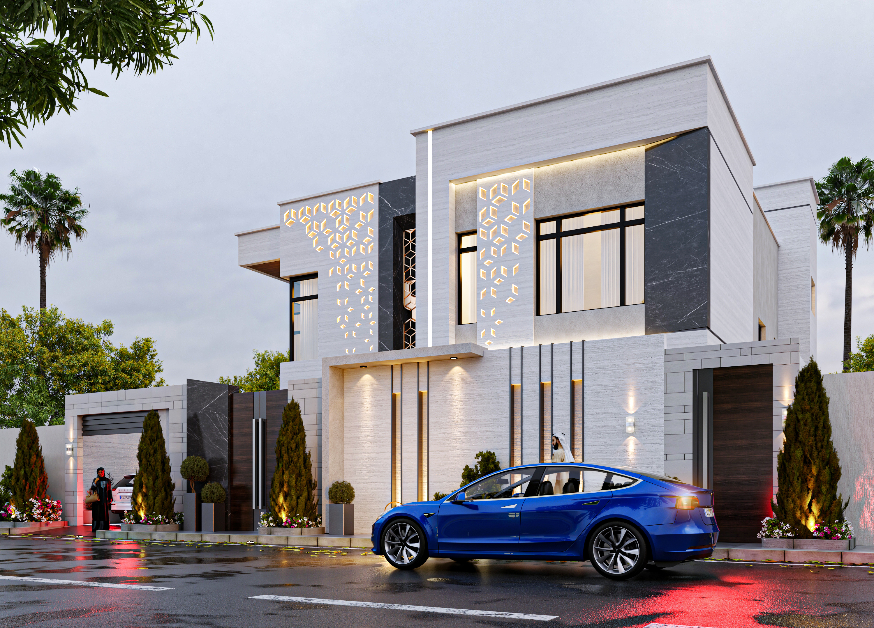 Villa Facade l KSA（沙特阿拉伯别墅外立面）-6