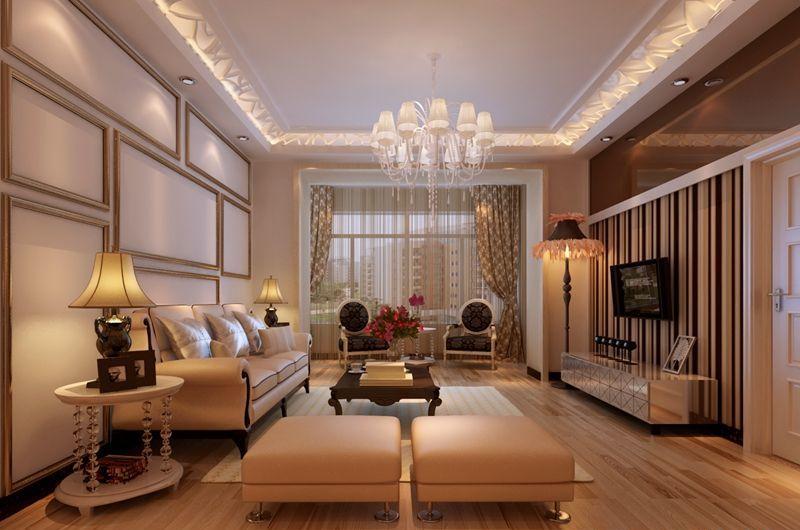 年轻辣妈装修盛世江南144平高端大气新古典三居室-13