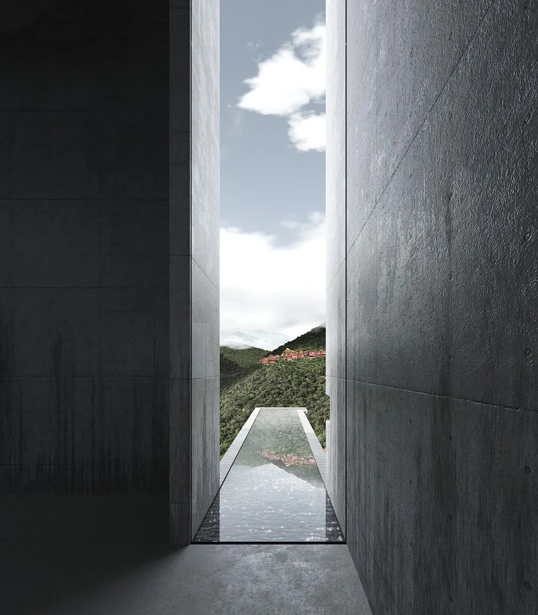 中建西南院在建方案:甲扎尔甲山洞窟壁画博物馆丨中国阿坝藏族羌族自治州丨中国建筑西南设计研究院有限公司 郑勇工作室+设计七院公司-15