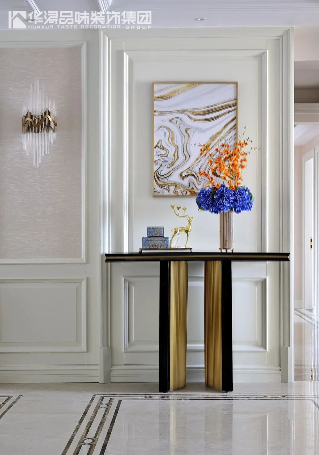 198m²美式轻奢复式住宅,简约中的奢华体验-0