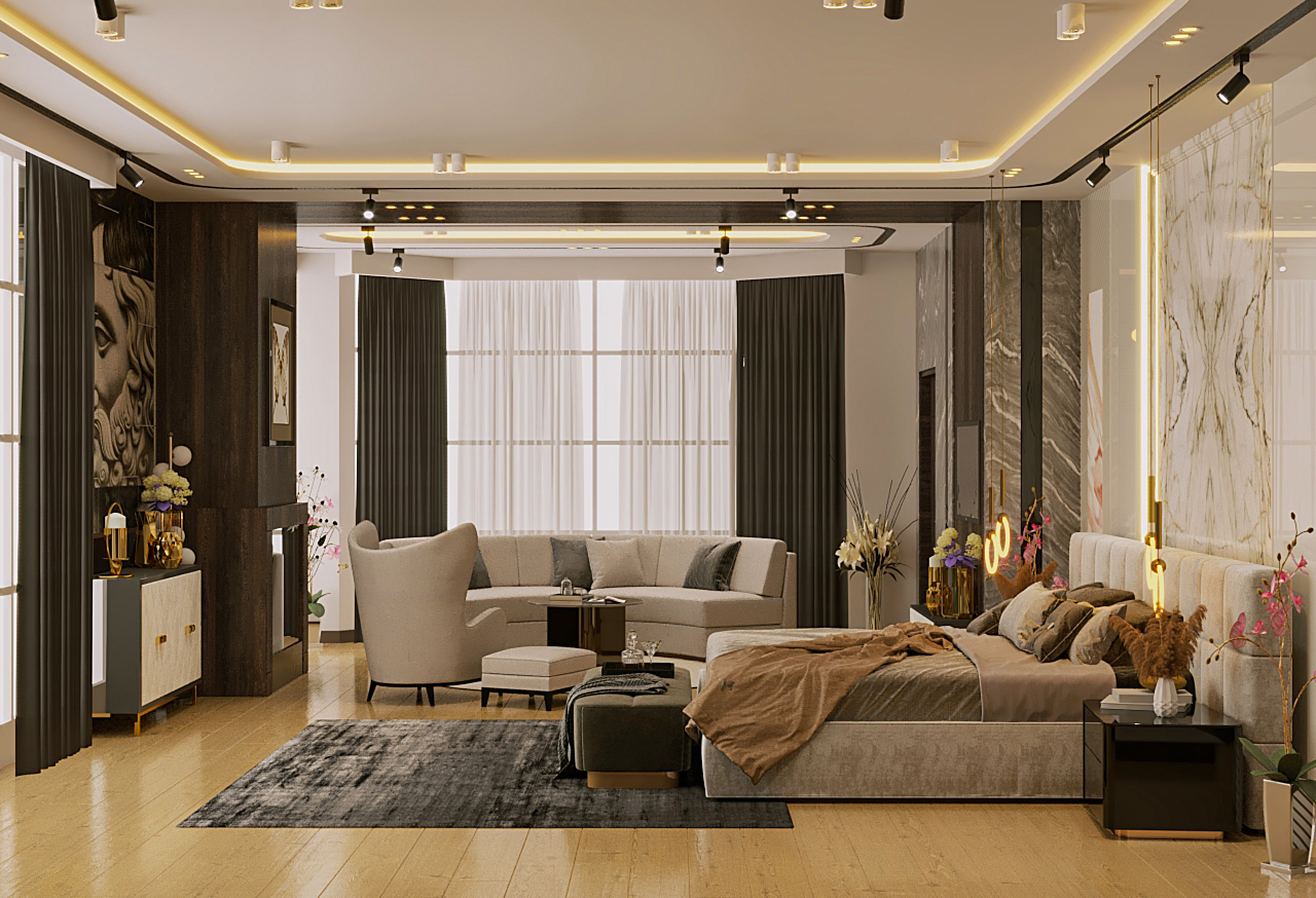 融合功能的卧室设计丨Selim Senin,Alev Doru,Rahman Kebic-19