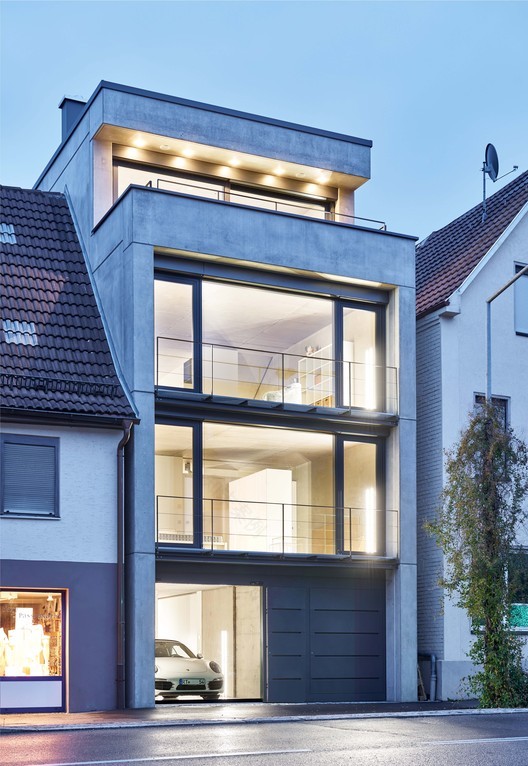 混凝土与木匠家具的完美融合-16