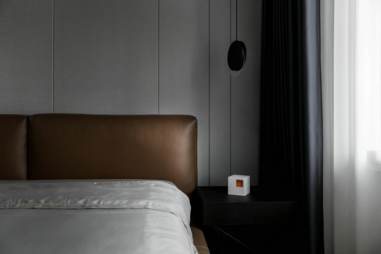 境·墨丨灯光、色彩、材质的重新组合，让精装房华丽转身-27