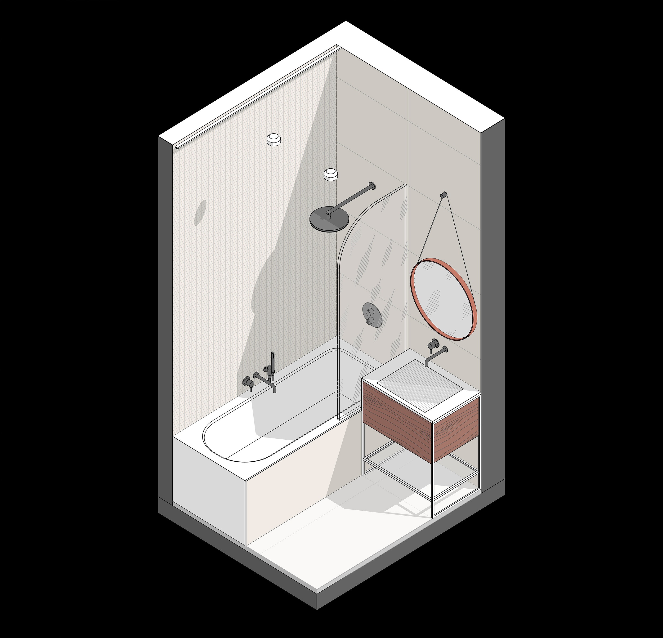 64㎡多彩小空间公寓设计-24