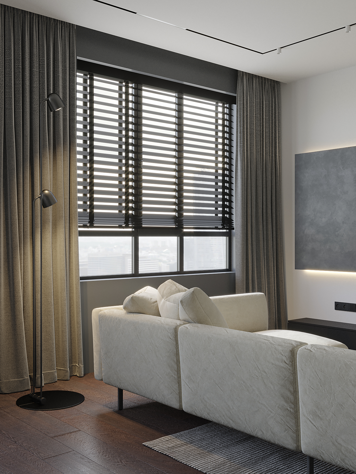 客厅和厨房设计-14