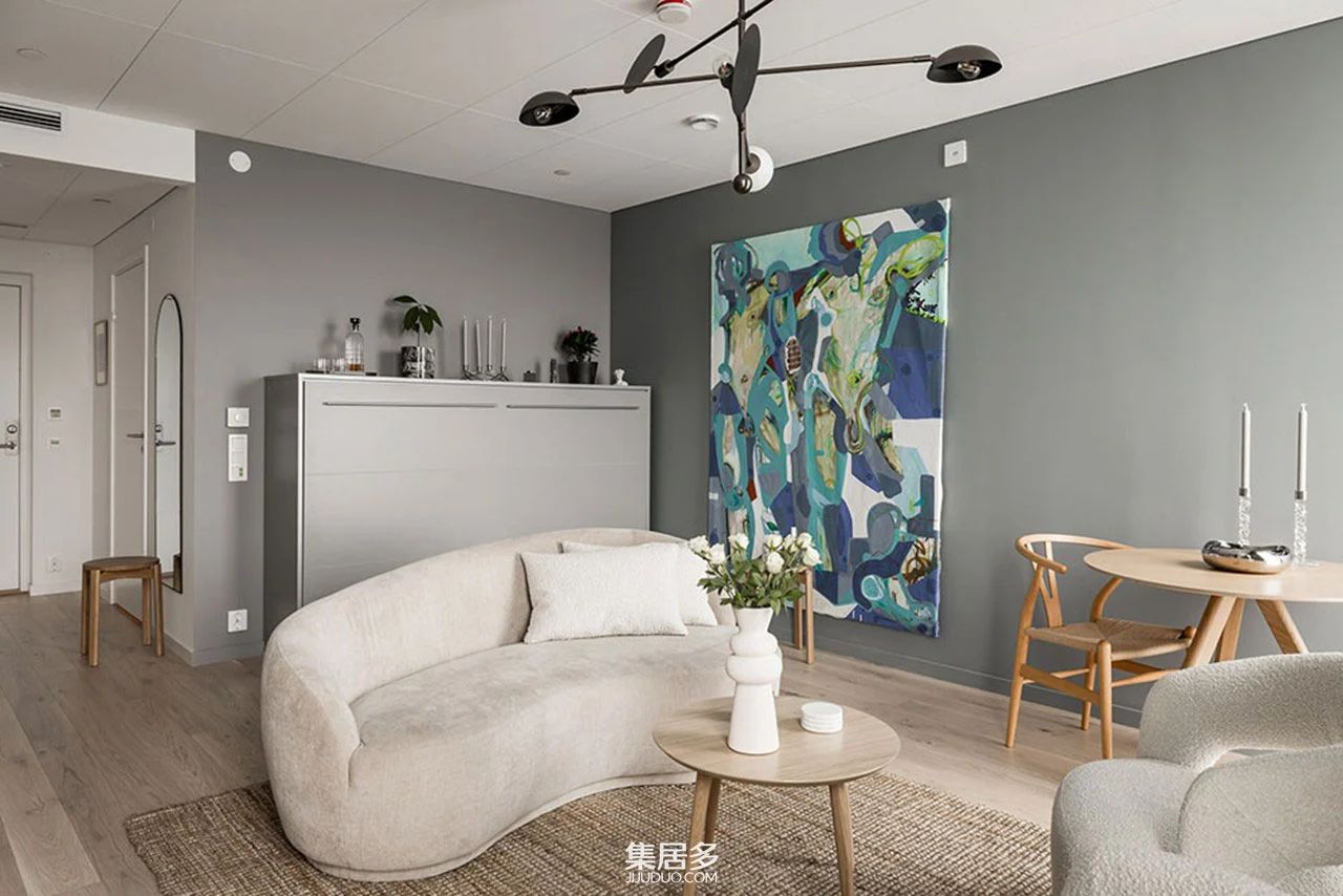 瑞典 32 平方米公寓设计-11