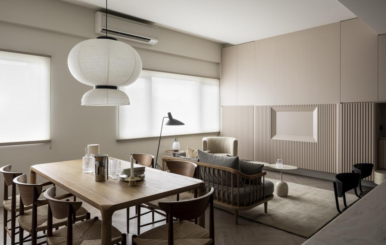 极简公寓遇上高级灰丨甘纳设计-0