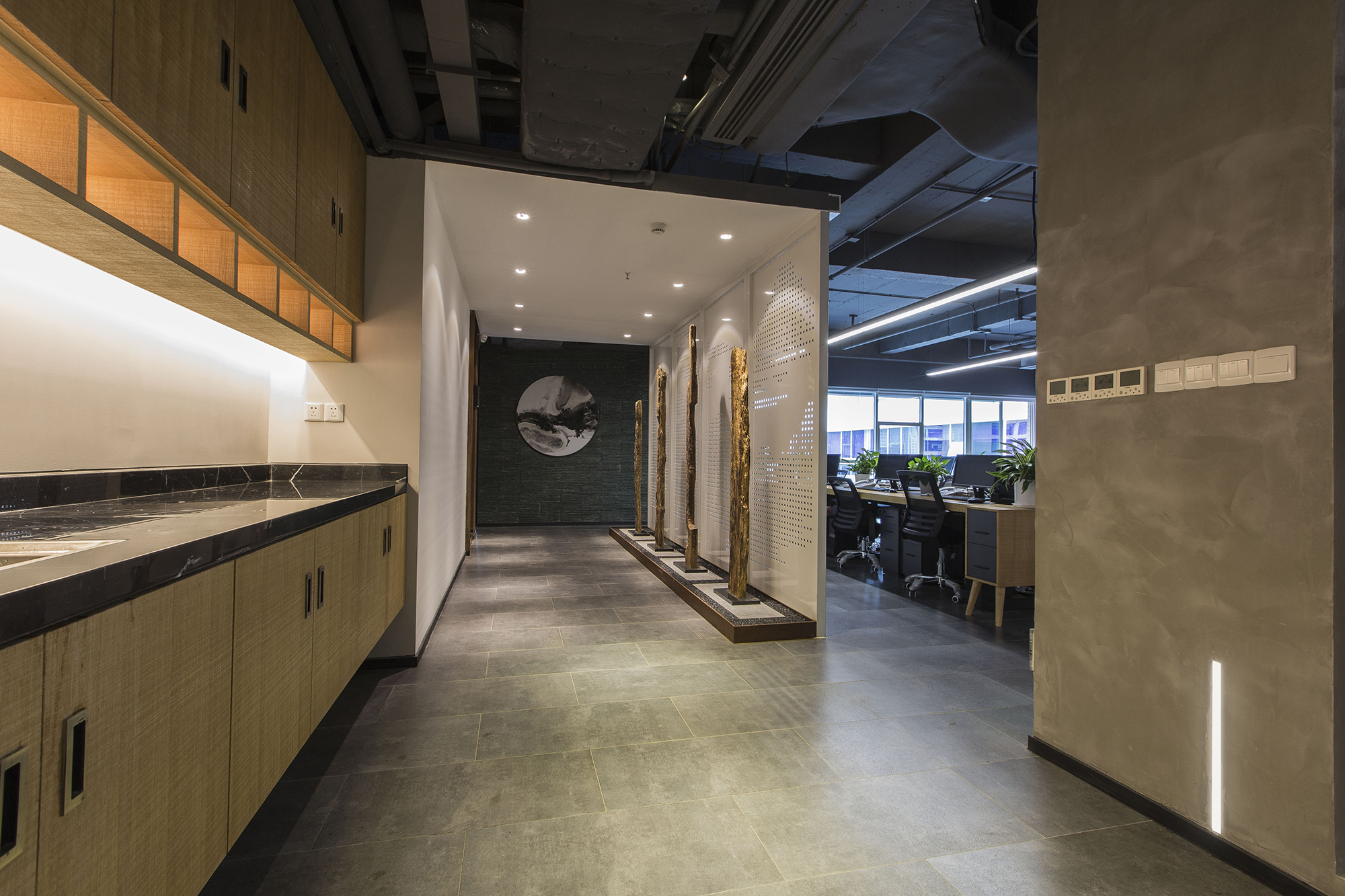 返璞归真,禅意办公空间-13