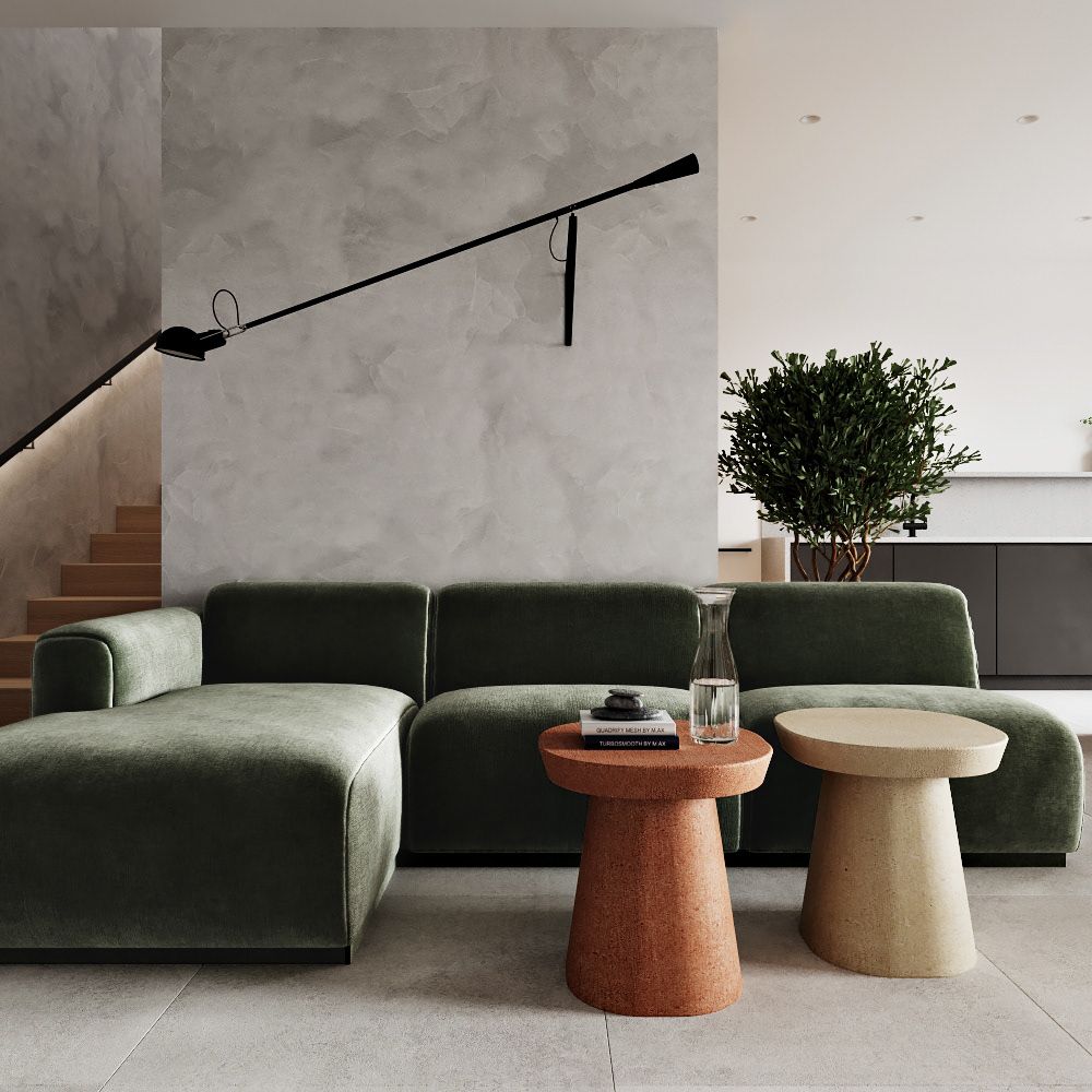 121平，现代简约二层空间设计！-2