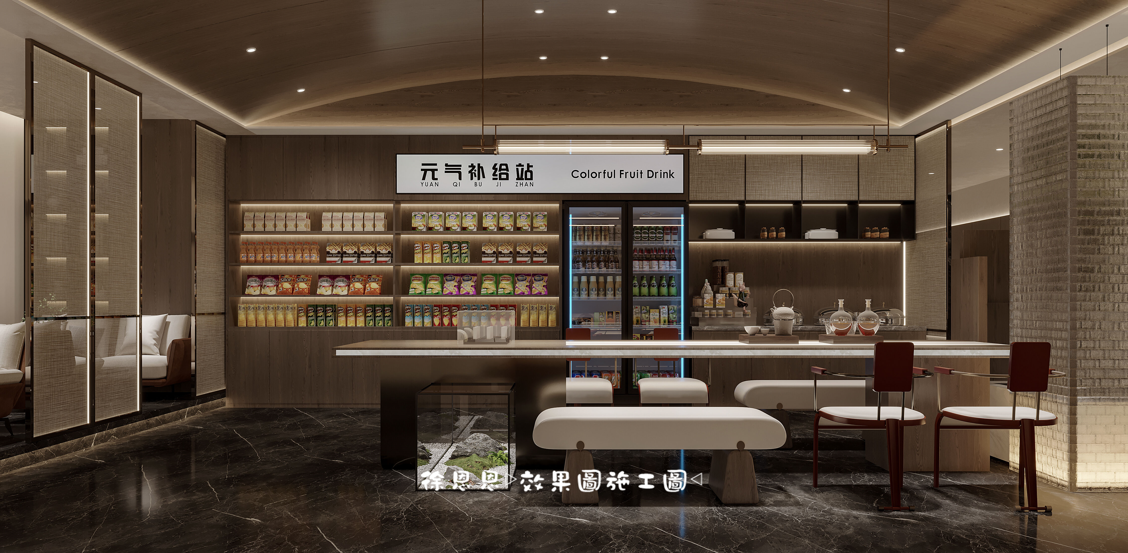 新中式棋牌会所-八方来财，喜乐常在-8